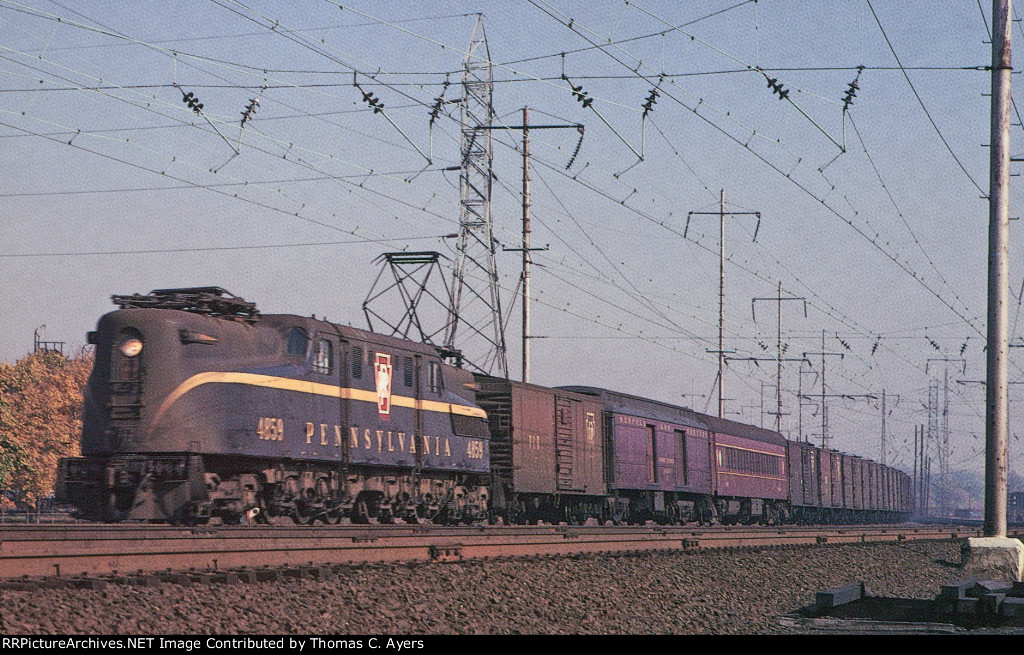 PRR 4859, GG-1, Front, 1956